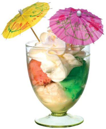 Dekoschirmchen 10er farbig sortiert