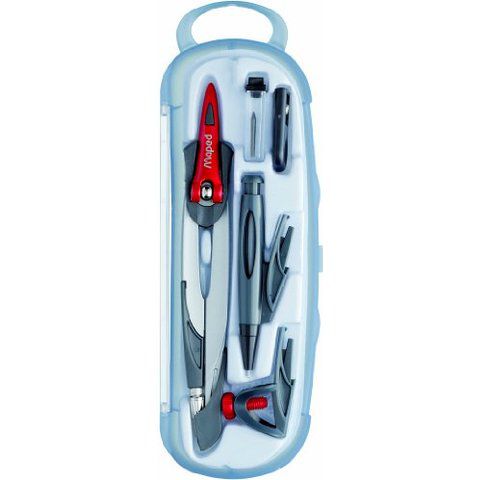 Zirkelkasten 3tlg Maped Stop System fs