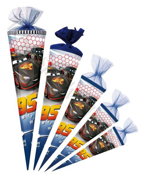 Schultüte 50cm Disney Cars Carbon rund