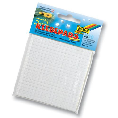 Klebepads f.3D 5x5mm Stärke 0,5+1 800er