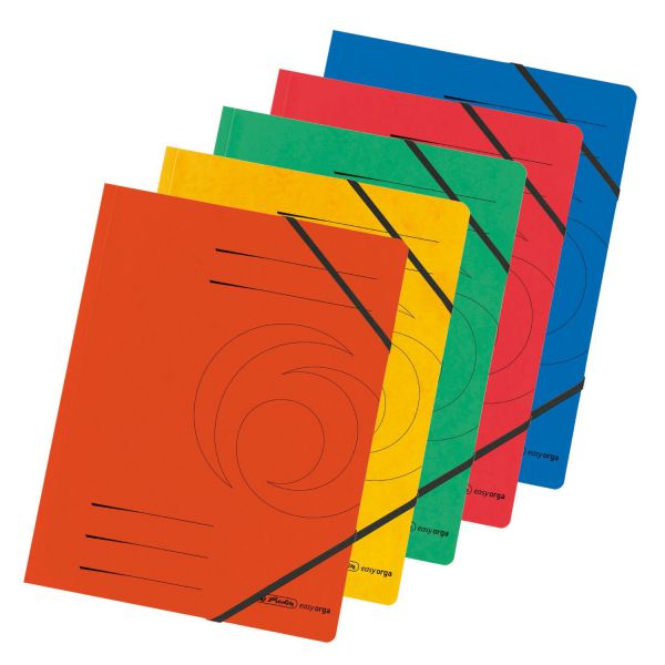 Eckspanner A4 farbig sortiert 5er